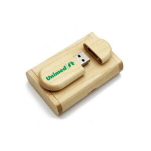 Caixa para Pendrive Personalizada madeira