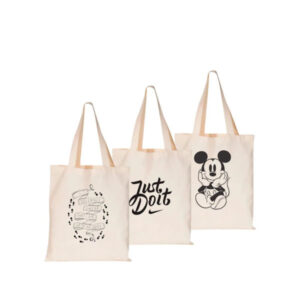 Sacola de algodao em dtf Personalizada