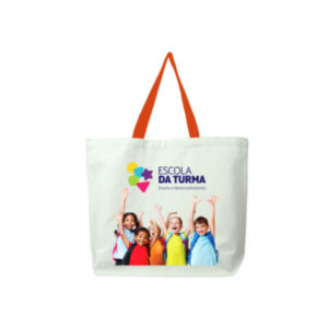 Sacola de nylon 210 silk screen Personalizada