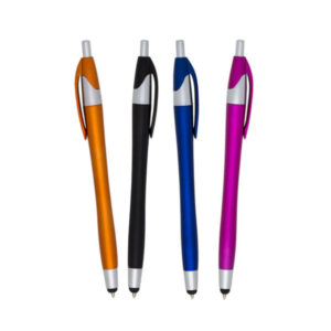 Caneta esferográfica personalizada com ponteira touch