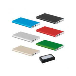 Carregador Portátil em Alumínio Personalizado