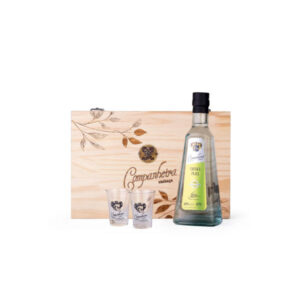 Kit Cachaça e Drink em Caixa Personalizado