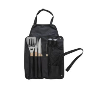 Kit Churrasco Com Avental Personalizado