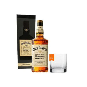 Kit Whisky Jack Daniels com 2 Copos Dose