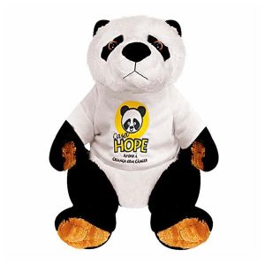 Mascote de Pelúcia Urso Vermelho