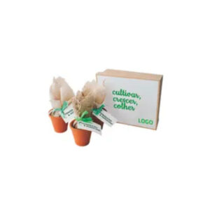 Mini Kit Plantio Ecológico Personalizado
