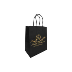 Sacola De Papel Personalizada Logo Metalizada